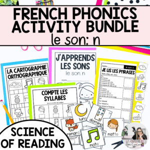 French Phonics Activities - Decoding Phonological & Phonemic Awareness: n