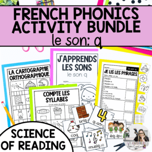 French phonics activities for letter sound q