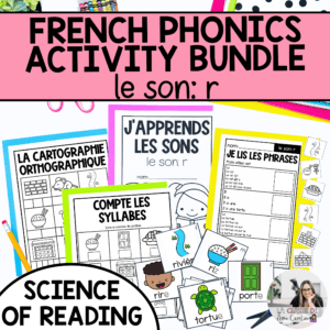 French phonics activities for letter sound r