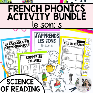 French phonics activities for letter sound s