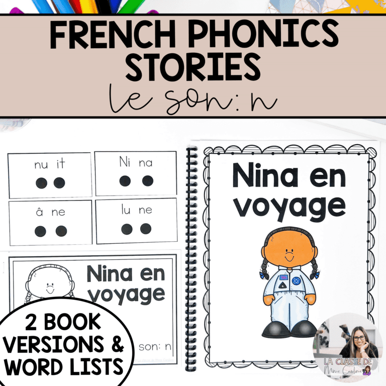 French phonics stories to help kids learn to read in French