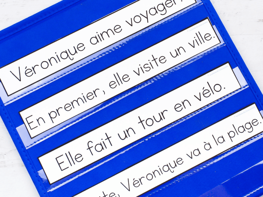 Phonics stories to help teachers teach their students how to read in French