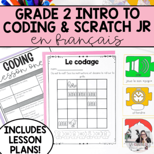 Learn how to use Scratch Junior French coding unit