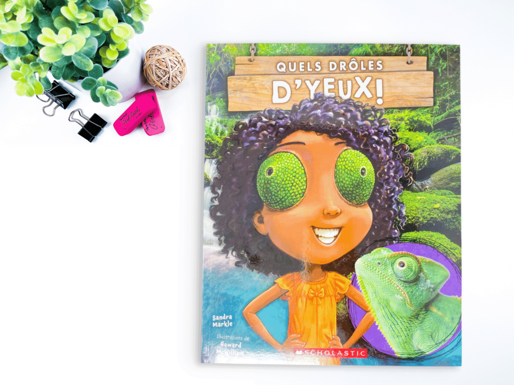 This science read aloud book in French is a non fiction book that your students are sure to love. It talks about the different types of eyes each animal has. Perfect for your Growth and Changes in Animals unit in French!