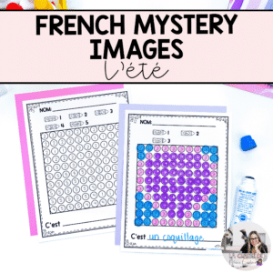 French colour by code activities are great for early finishers. Your students will love the mystery pictures and trying to figure out what it is!