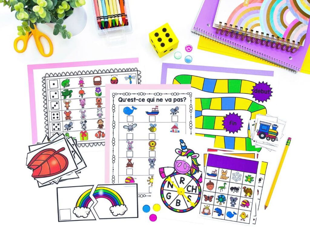 Beginning sound activities that work on phonological awareness in French