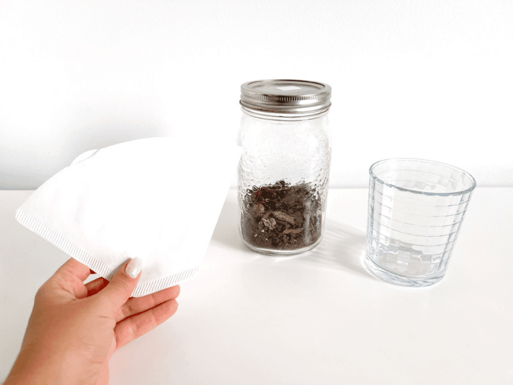 soil science experiment on water drainage of different types of soil