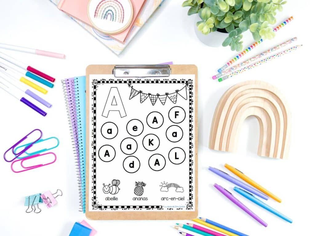 free french resources for kindergarten