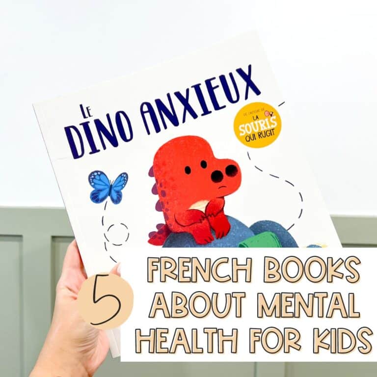 French read aloud books about mental health for french immersion students