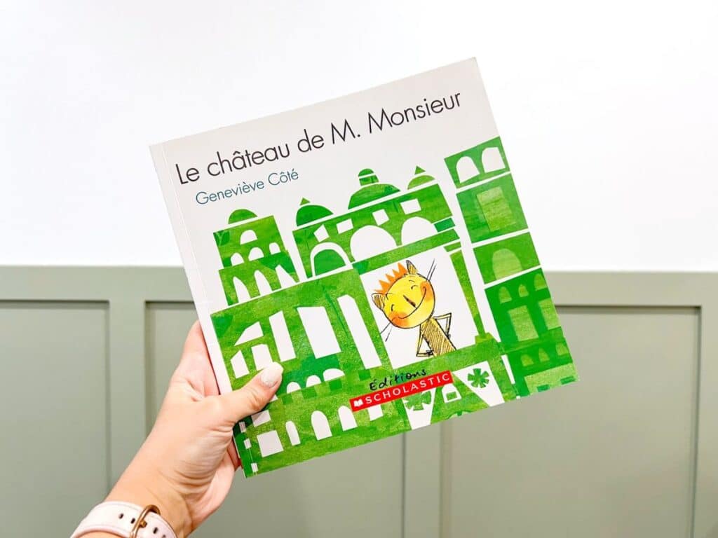 French kids book called le château de M. Monsieur