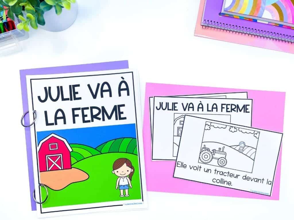 How to teach French prepositions using books