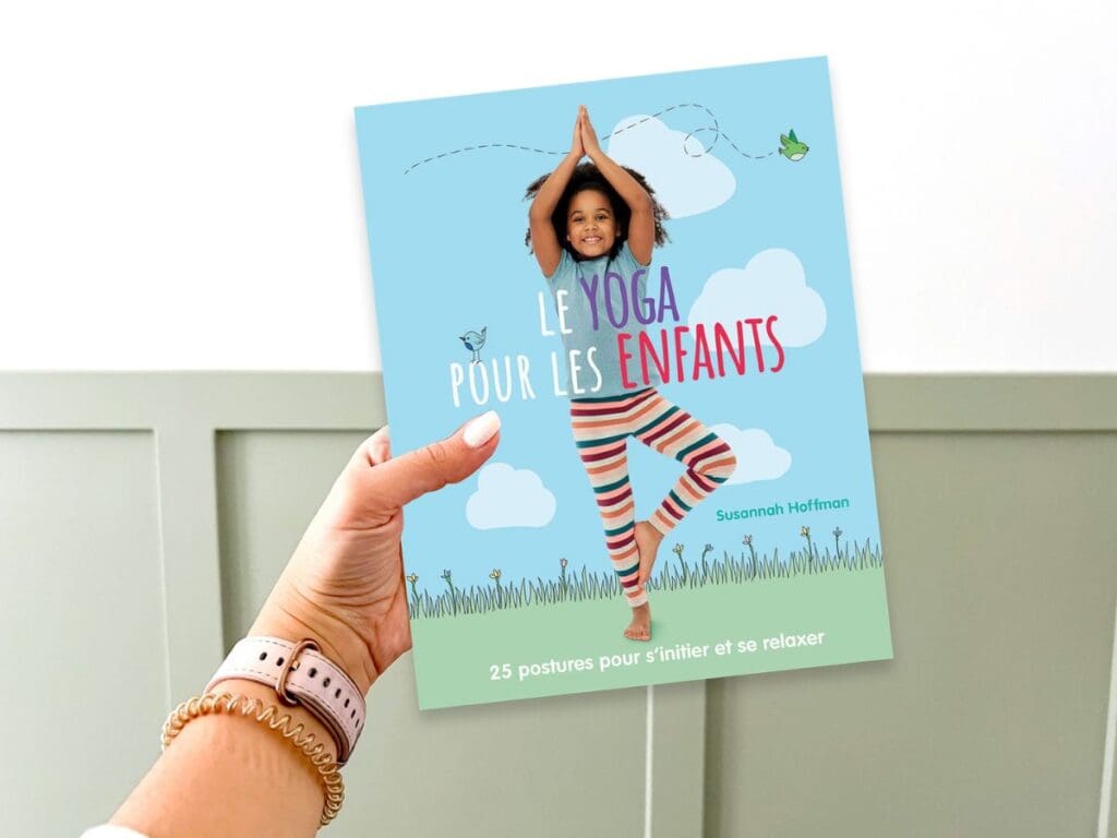 French read-aloud book for procedural writing "Le yoga pour les enfants"