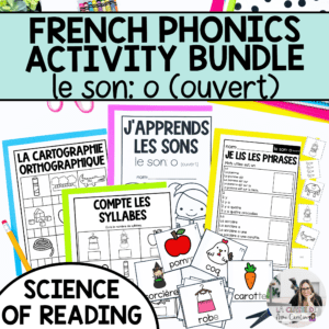 French Phonics Activities - Decoding Phonological & Phonemic Awareness: o (ouvert)