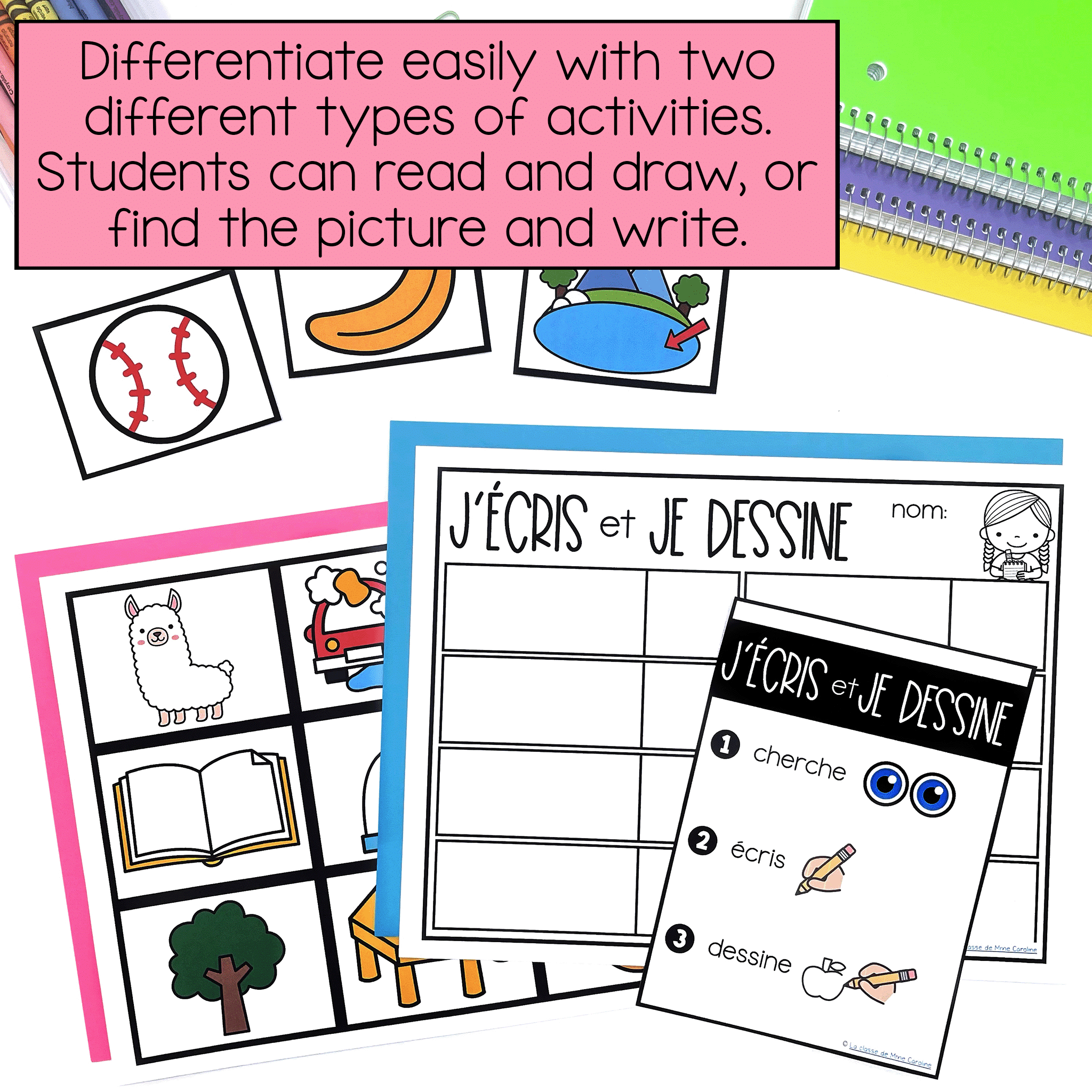 French Phonemic Awareness Activity: Write the Room le son a - Image 3