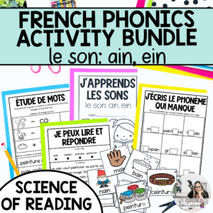 French phonics activities aligned with the science of reading
