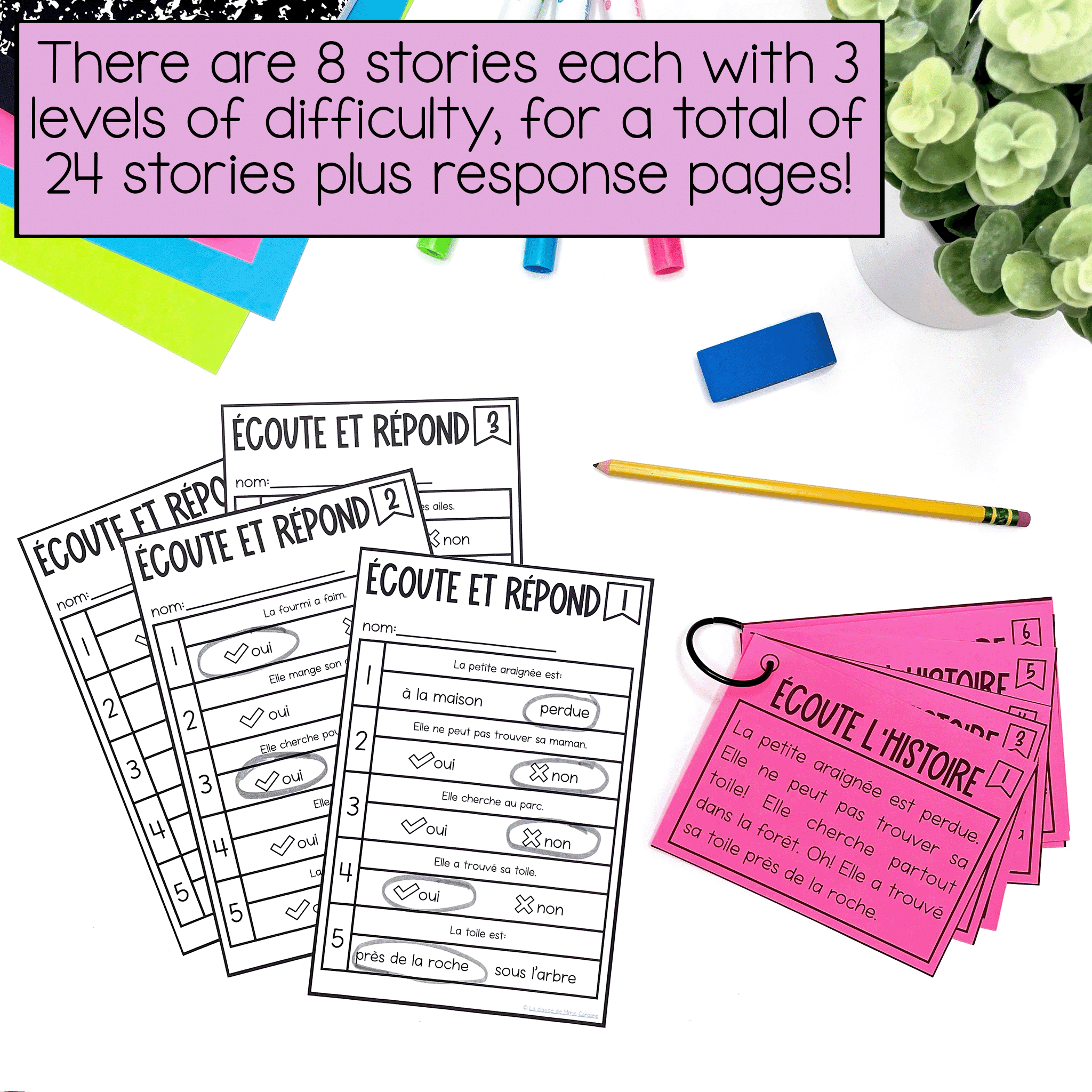 french listening comprehension assessment