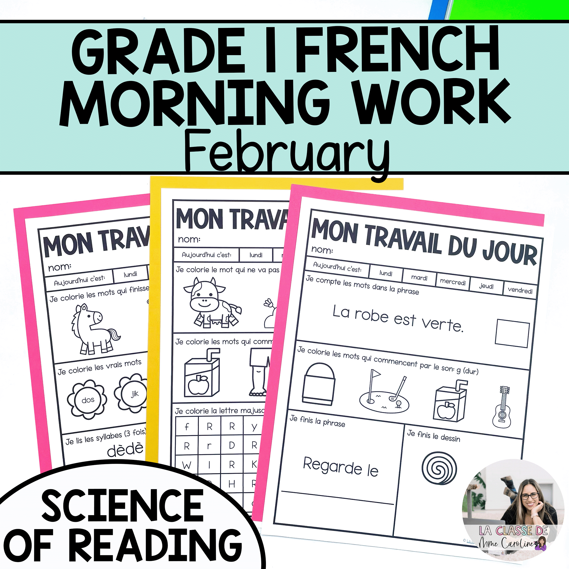 French February morning work grade 1