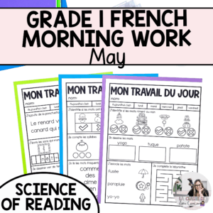 Grade 1 morning work for the month of May
