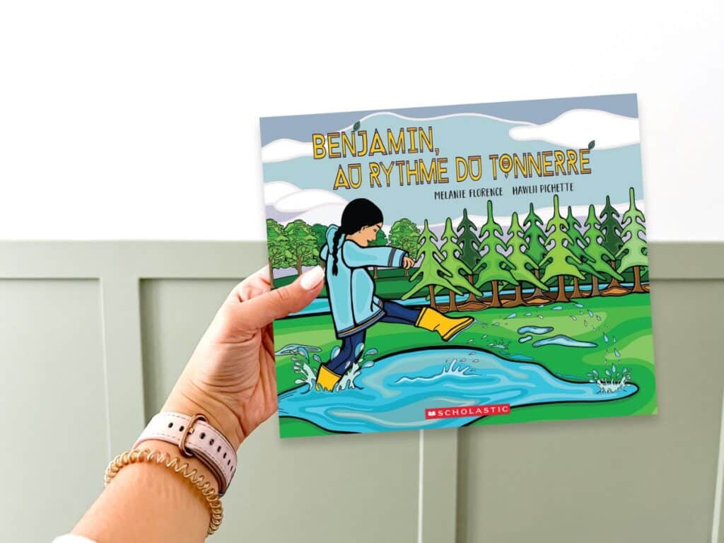 Benjamin au rythme du tonnerre French book about states of matter.