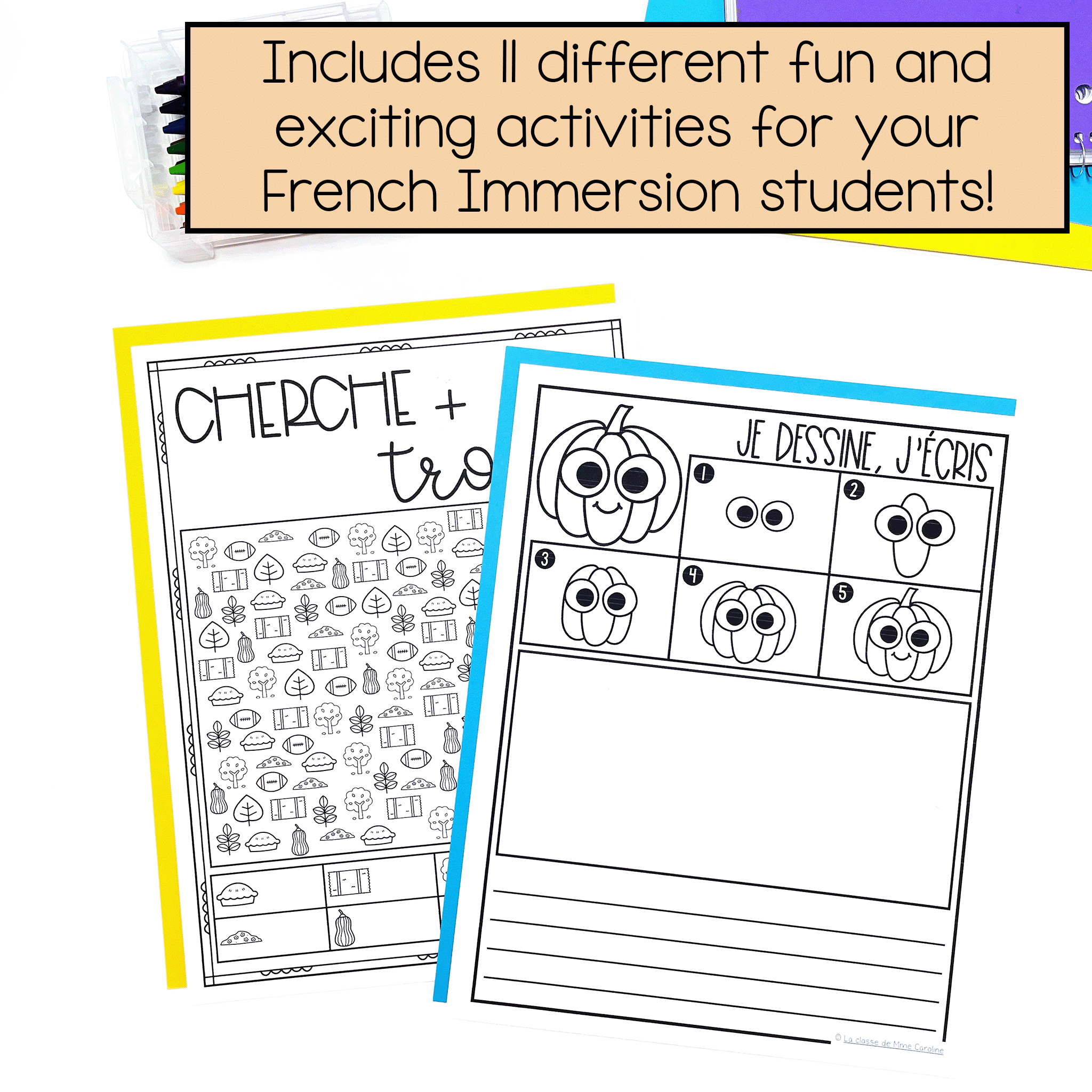 fun and exciting french fast finishers activities for fall
