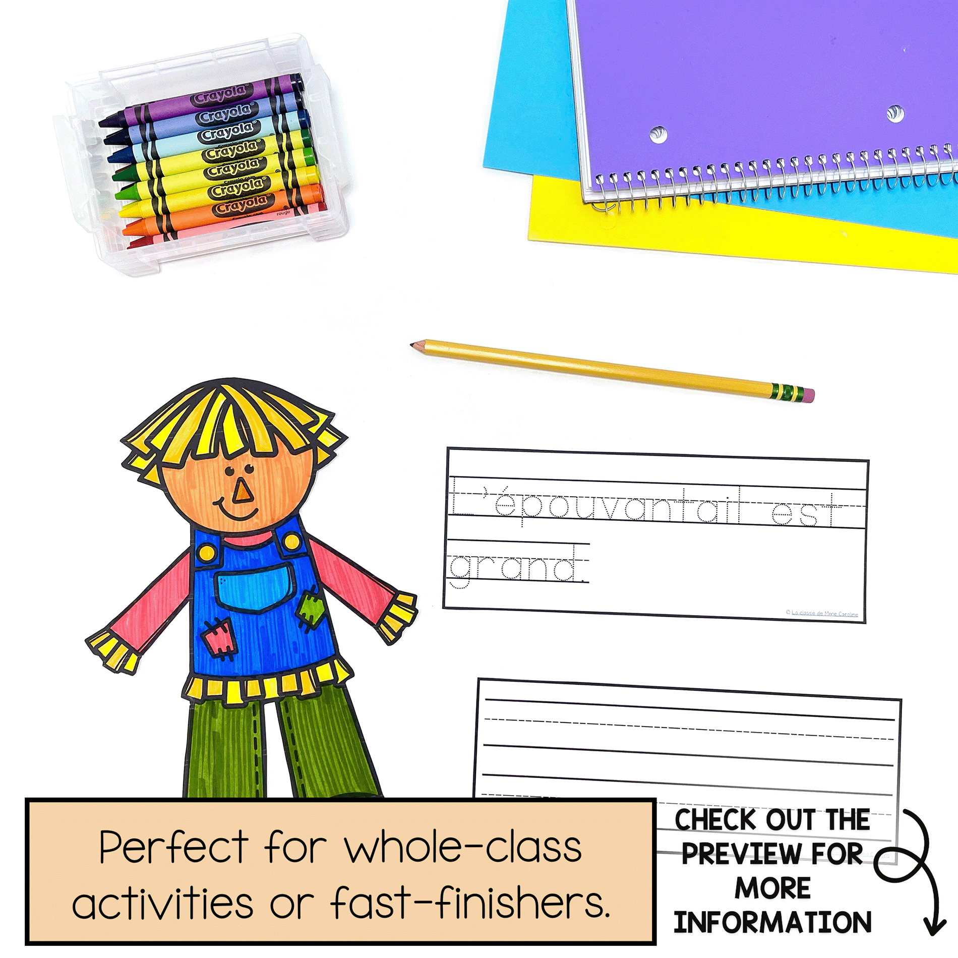 fall fast finishers activities can be used with the whole class